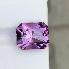 Rectangular Emerald Brilliant Cut Natural Amethyst Gemstone for Jewelry 13mm