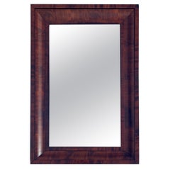 Rectangular Empire Mahogany Wall Mirror, American 19th Century