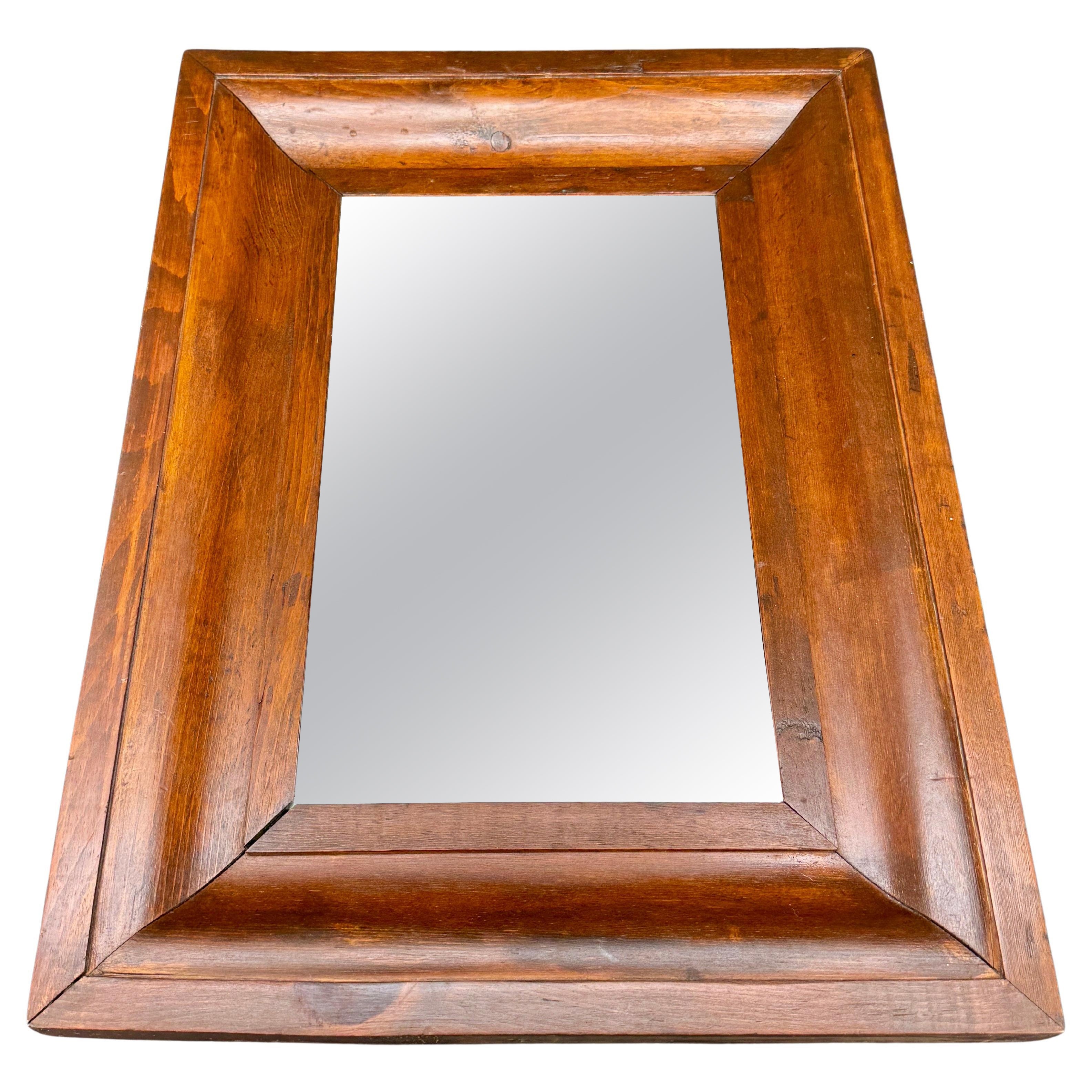 Specchio da parete rettangolare in mogano Impero, Inghilterra, fine XIX secolo