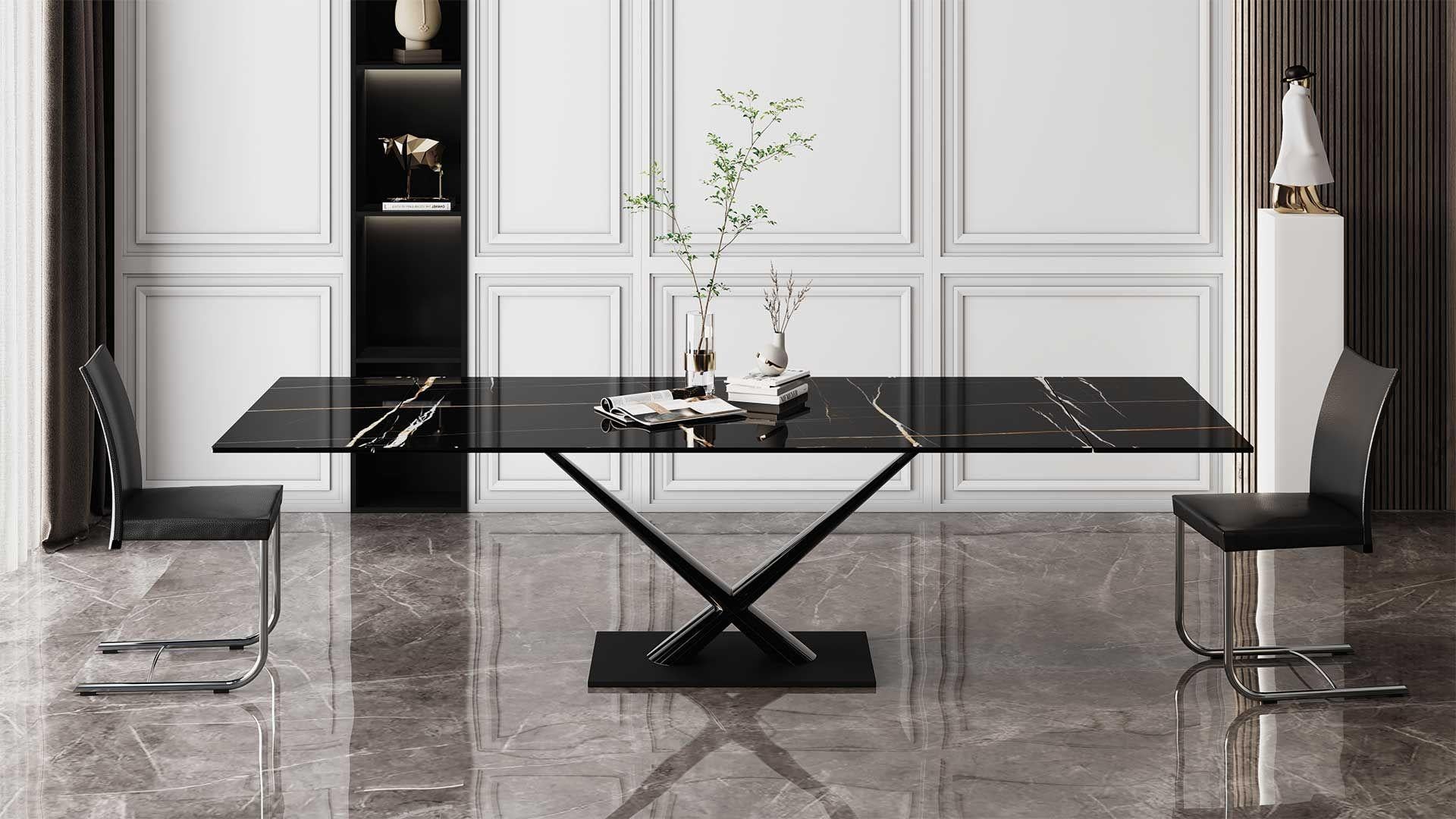 ARCADIO - Extendable Dining Table
Design: D. D'Urbino & P. Lomazzi

The Arcadio dining table combines contemporary design with functional elegance, creating a sophisticated centerpiece for modern interiors. Perfect for everyday meals or formal
