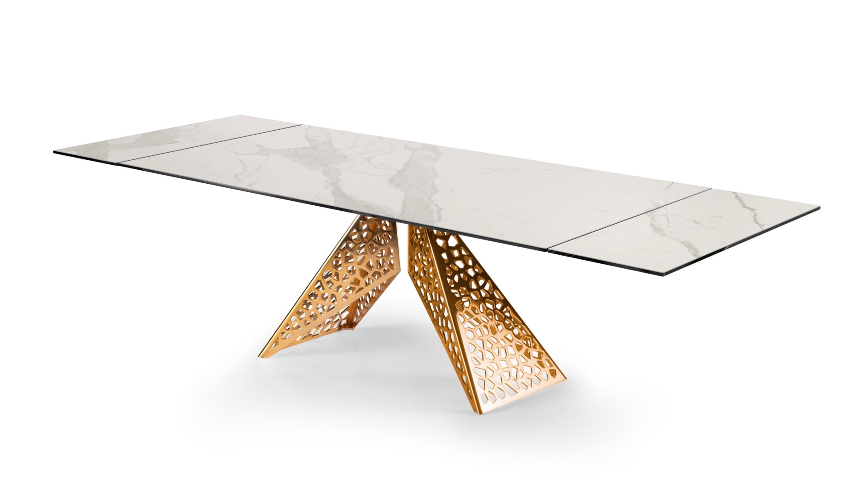 Mesa rectangular extensible Naos COLISEUM Cerámica An 220/300 cm Italian en venta