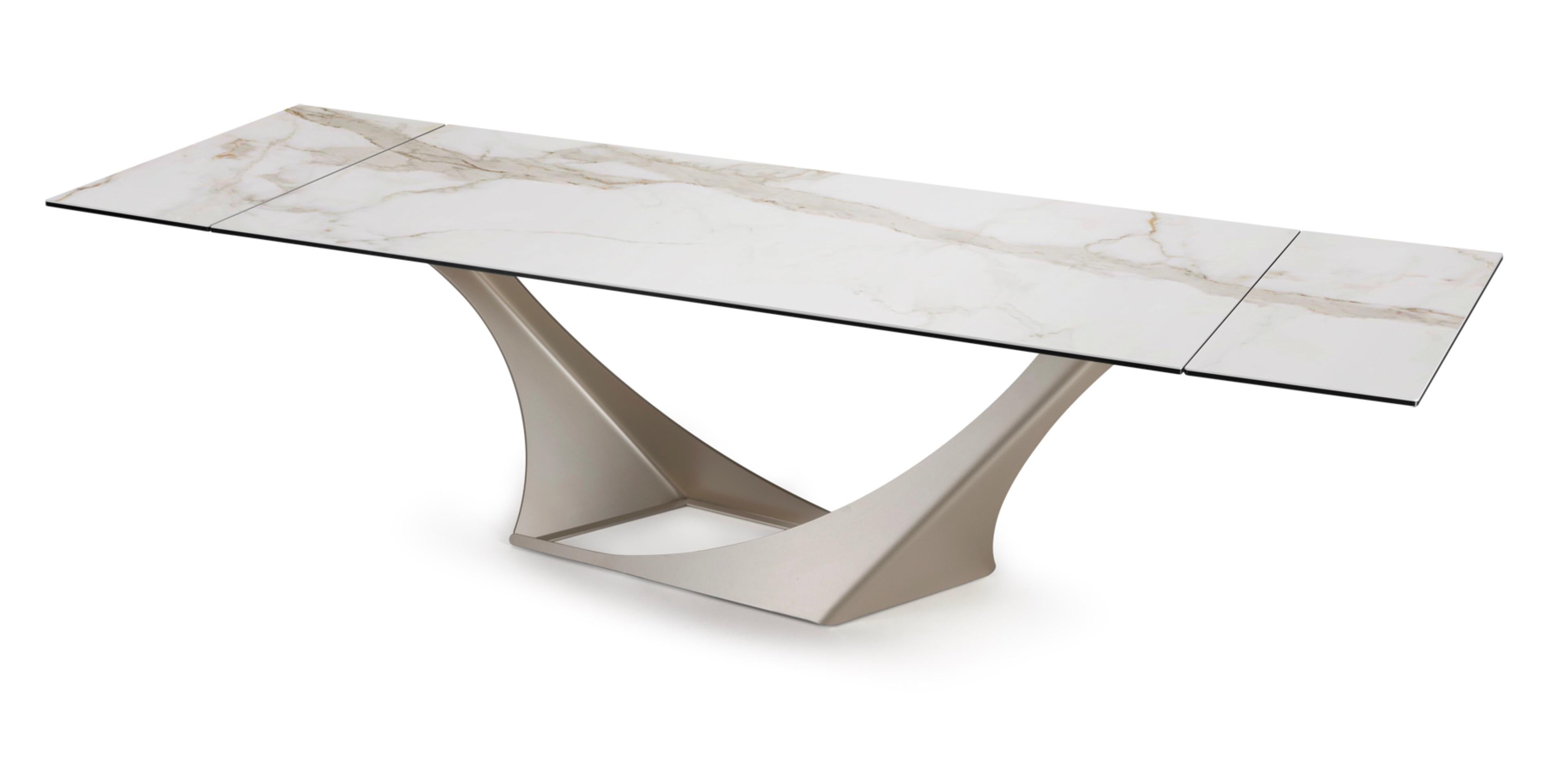Mesa rectangular extensible Naos EFESTO - Cerámica Anchura 220/300 cm Italian en venta