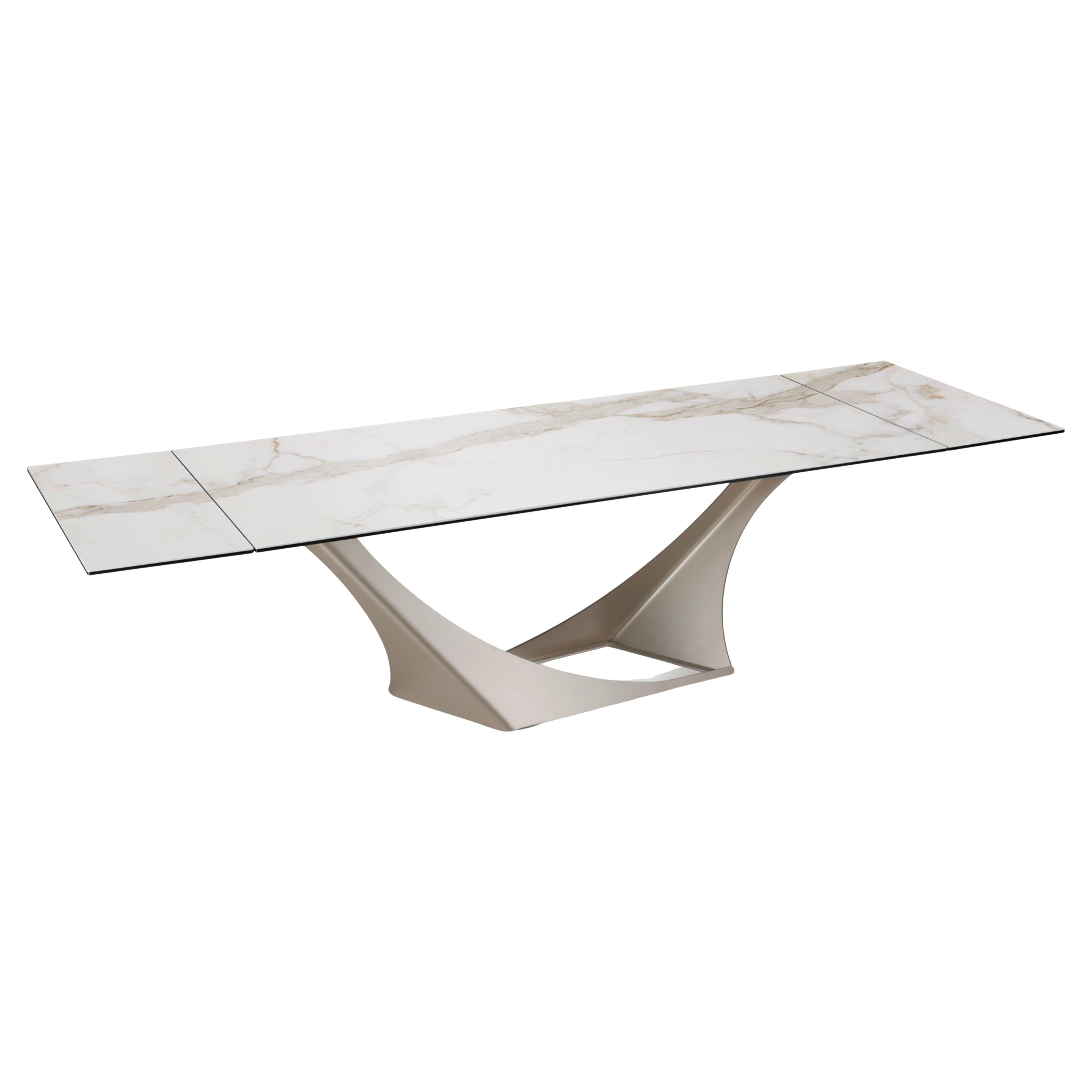 Rectangular extendable table Naos EFESTO - Ceramic W 220/300 cm (86.6/118.1 in)