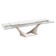 Rectangular extendable table Naos EFESTO - Glass W 220/300 cm (86.6/118.1 in)