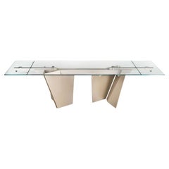 Rectangular extendable table Naos LASTRE - Glass W 220/300 cm (86.6/118.1 in)