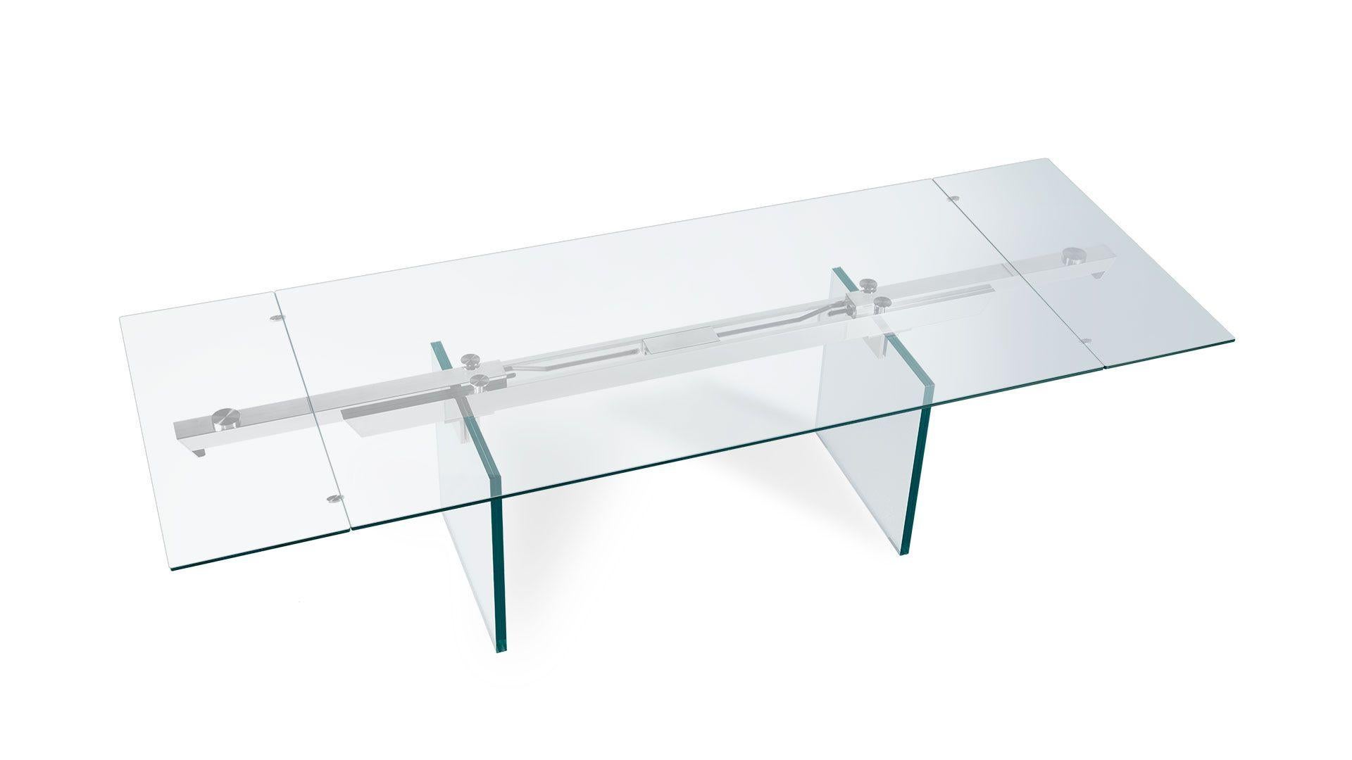 Rechteckiger Ausziehtisch Naos SANTIAGO - Glas B 220/300 cm (86.6/118.1 in) (Italian) im Angebot