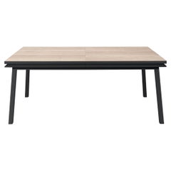 Rectangular Extensible Dining Table in Solid Oak, Design by Eric Gizard, Paris