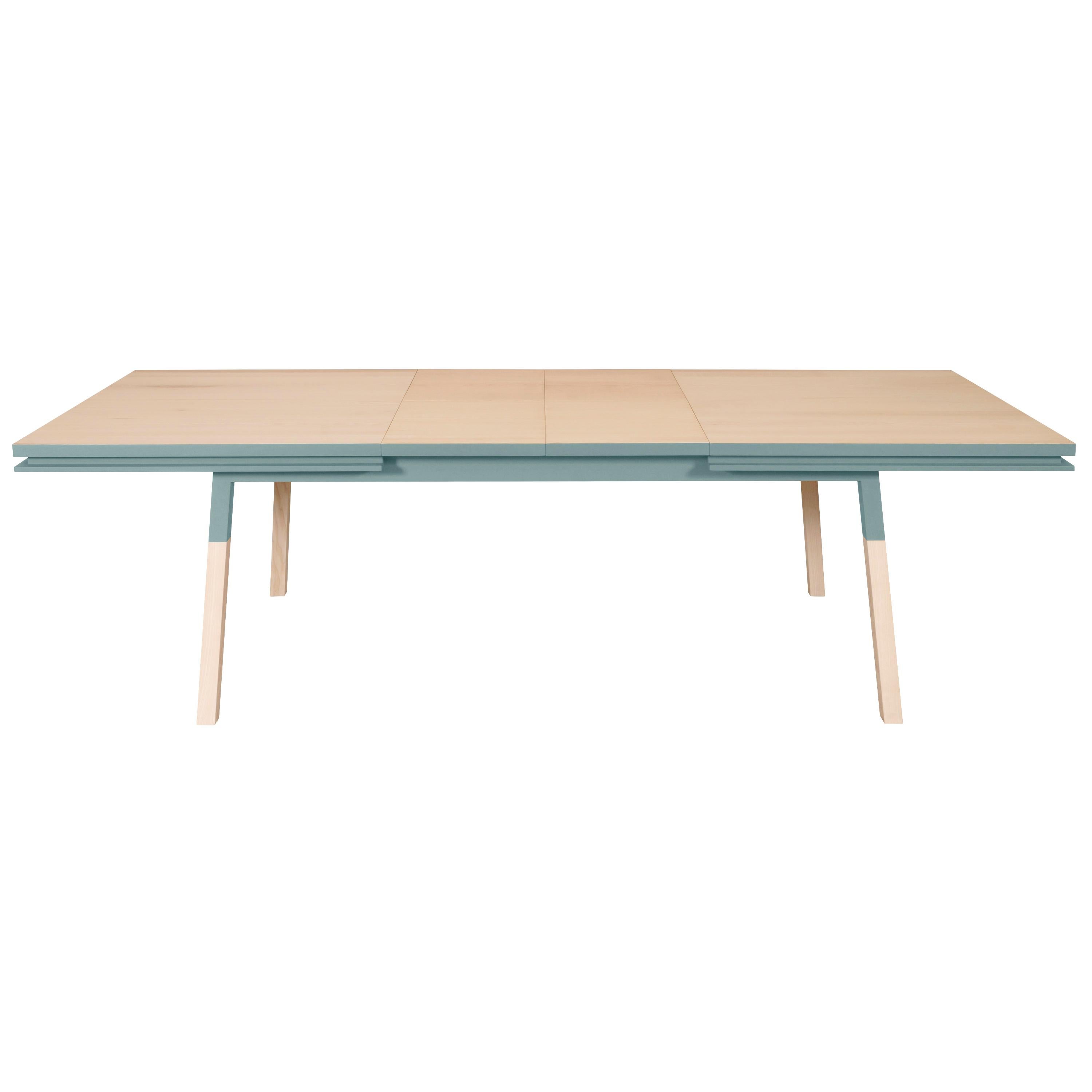 Table de salle à manger en frêne massif, design d'Eric Gizard, 100 % fabriqué en France Neuf - En vente à Landivy, FR