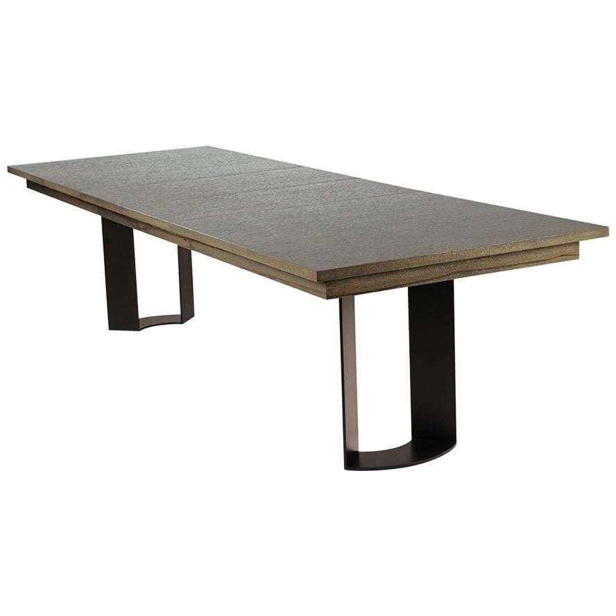 Rectangular Extension Dining Table by Antoine Proulx For Sale