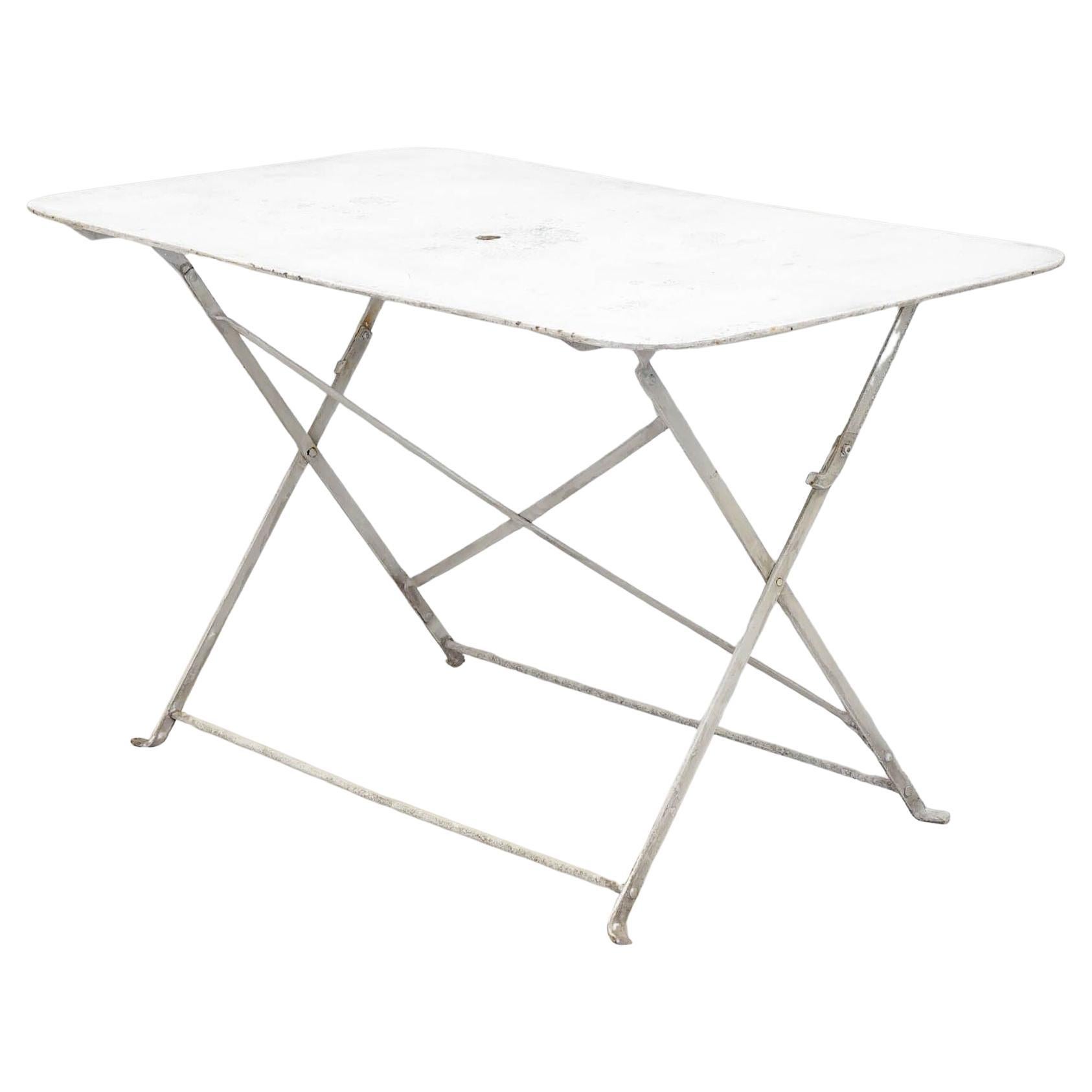 Table de jardin pliante rectangulaire en vente