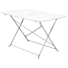 Table de jardin pliante rectangulaire