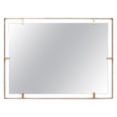 Espejo rectangular con borde calibrado de William Emmerson