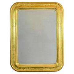 Rectangular Giltwood Mirror in Classical Style