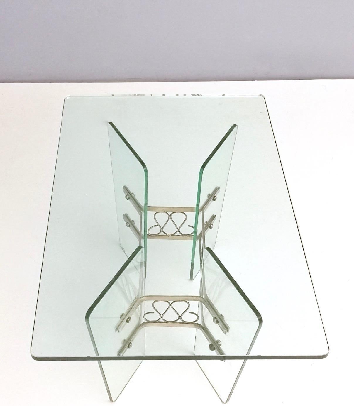 Rectangular Glass Coffee Table Ascr. to Pietro Chiesa for Fontana Arte, Italy 2
