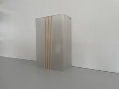 Rectangular Glass Single Sconce by VeArt, 1970s, Italy