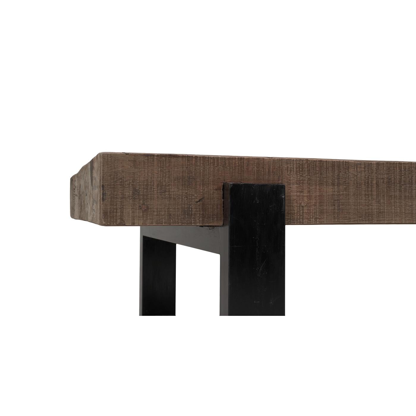 Table basse rectangulaire de style industriel Neuf - En vente à Westwood, NJ