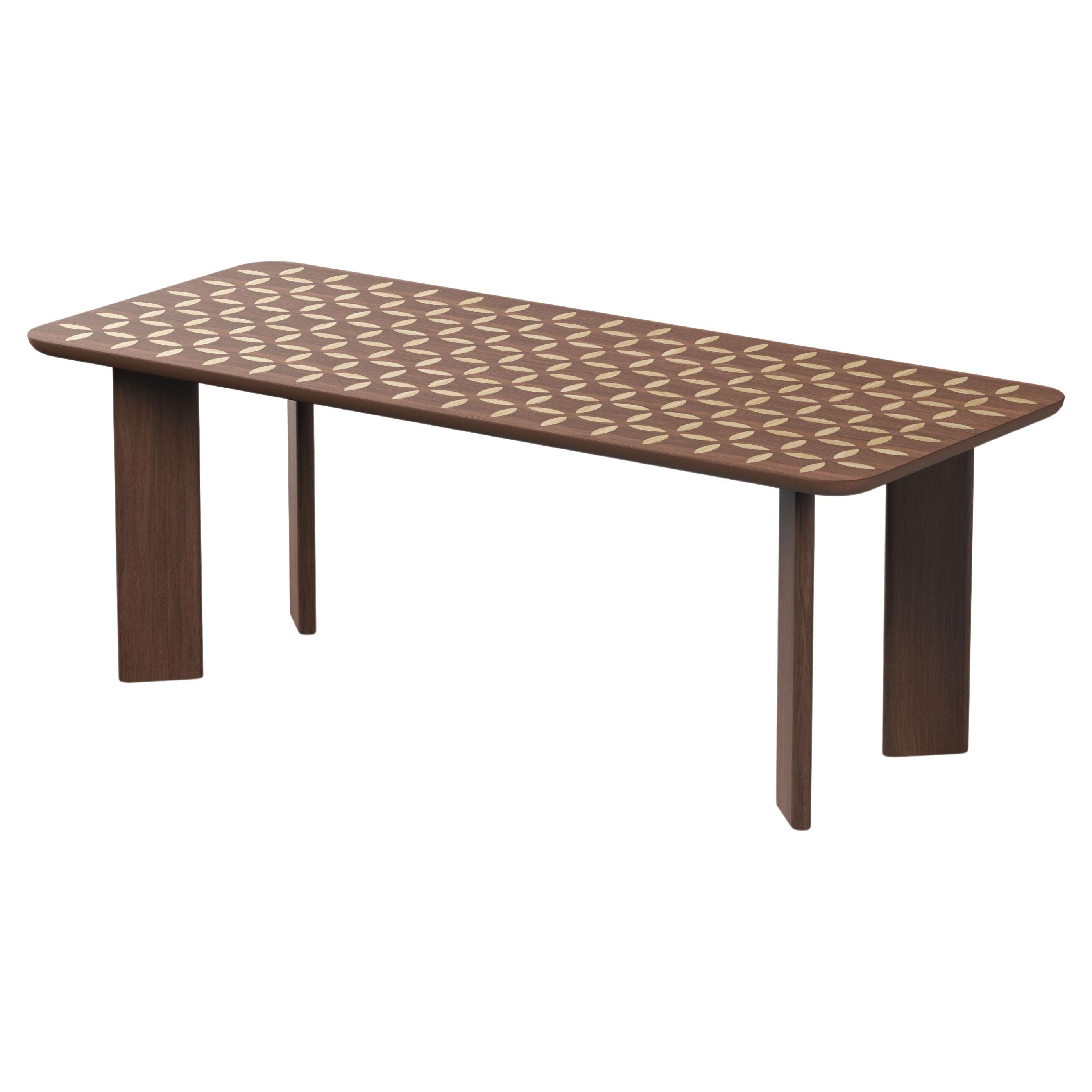 Rectangular Inlaid table 2024 - Tavolo Rettangolare intarsiato 2024 For Sale