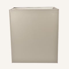 Cesto portabiancheria rettangolare LUNDRA Standard in pelle rigenerata