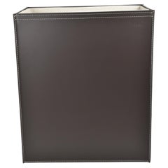Cesto portabiancheria rettangolare LUNDRA Standard in pelle rigenerata