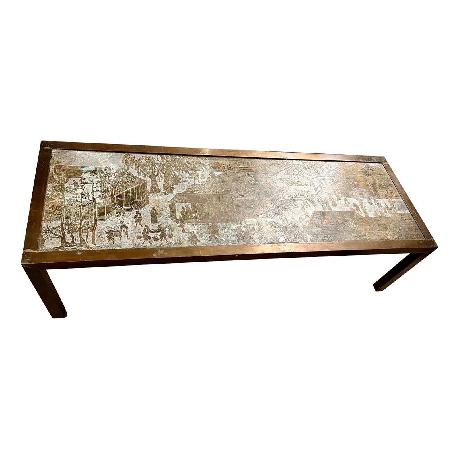 Rectangular LaVerne Coffee Table In Good Condition For Sale In New York, NY