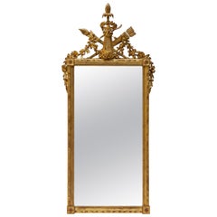 Rectangular Louis XVI Giltwood Mirror