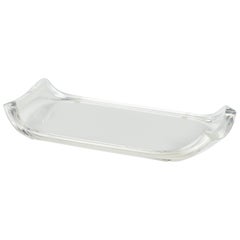 Rechteckiges Lucite-Tablett