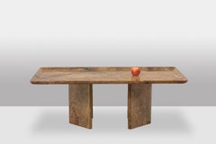 Rectangular marble coffee table by Sarrancolin. Contemporary design.