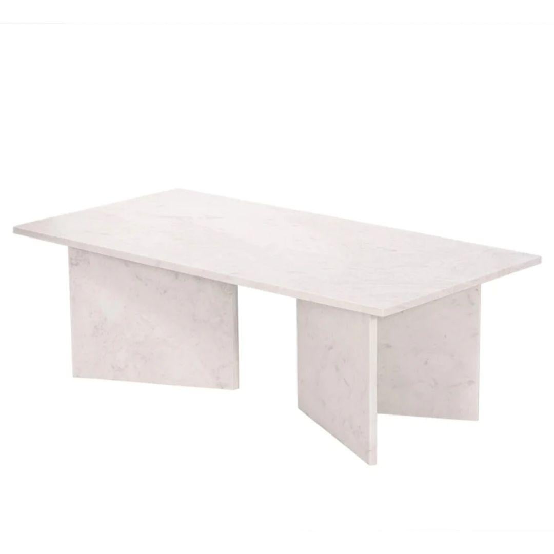 Rectangular Marble Coffee Table In New Condition For Sale In Coulsdon, GB