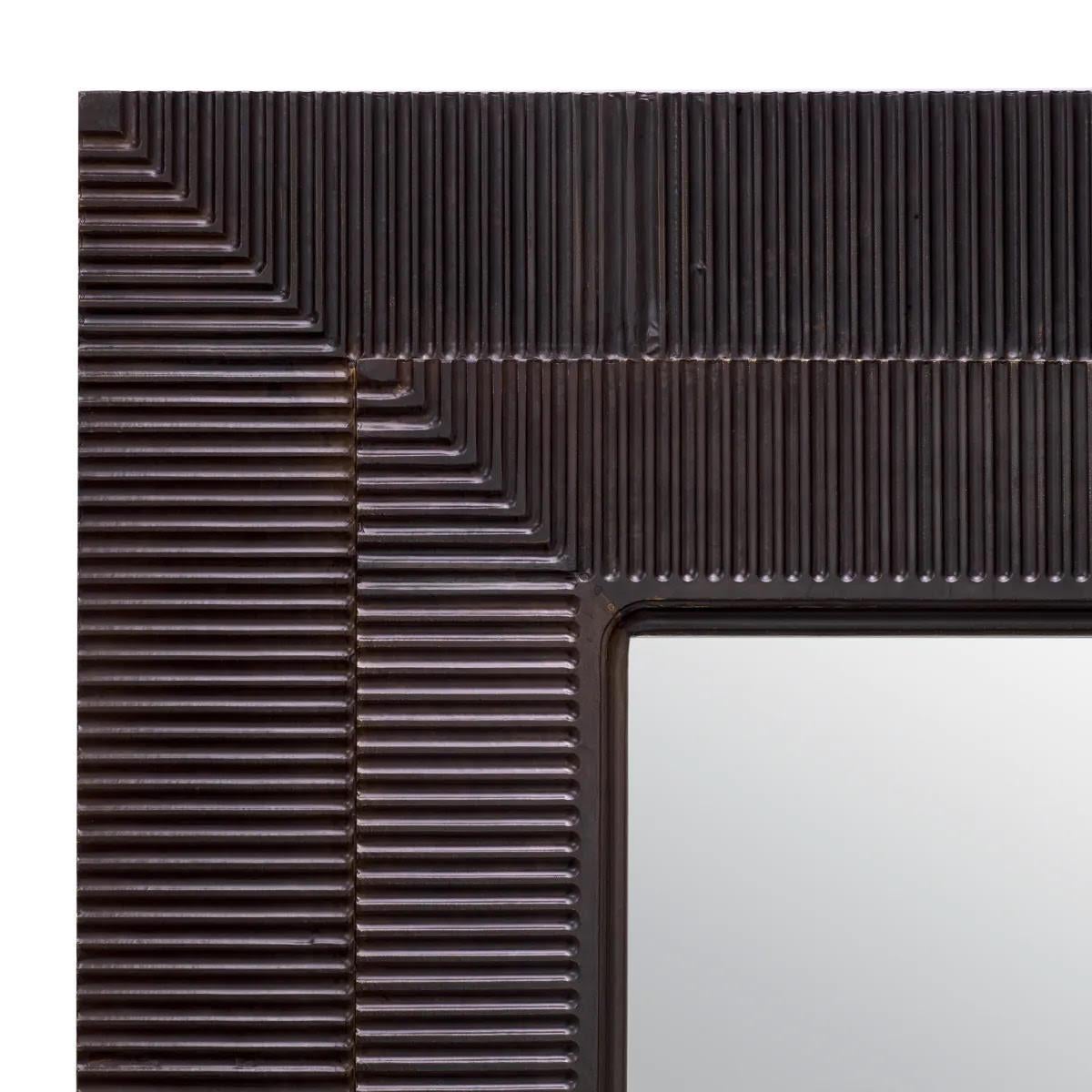 Specchio rettangolare, finitura bronzo. In condizioni Nuovo in vendita a Saint-Ouen, FR