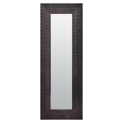 Specchio rettangolare, finitura bronzo.