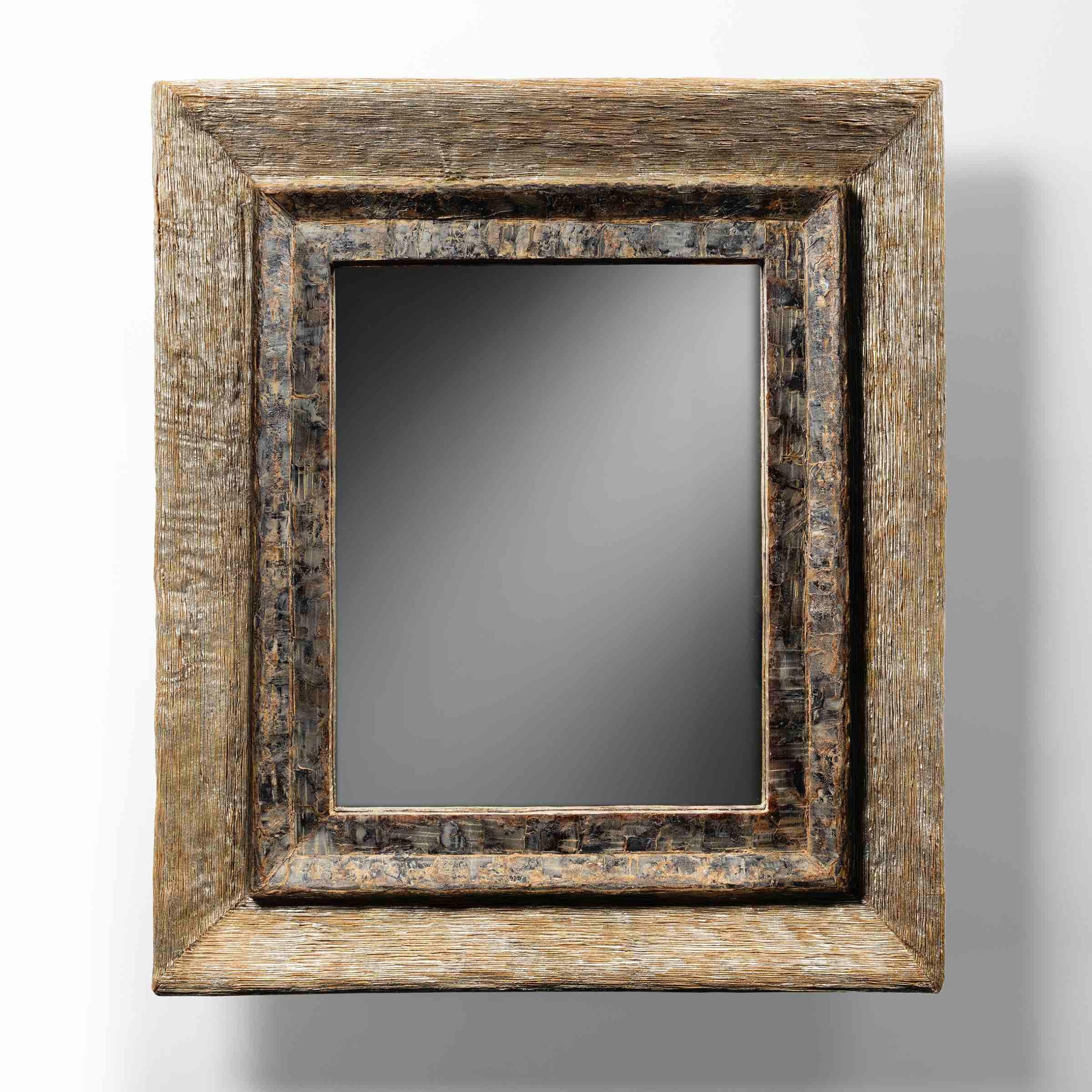 Mid-Century Modern Rectangular mirror by Line Vautrin For Sale