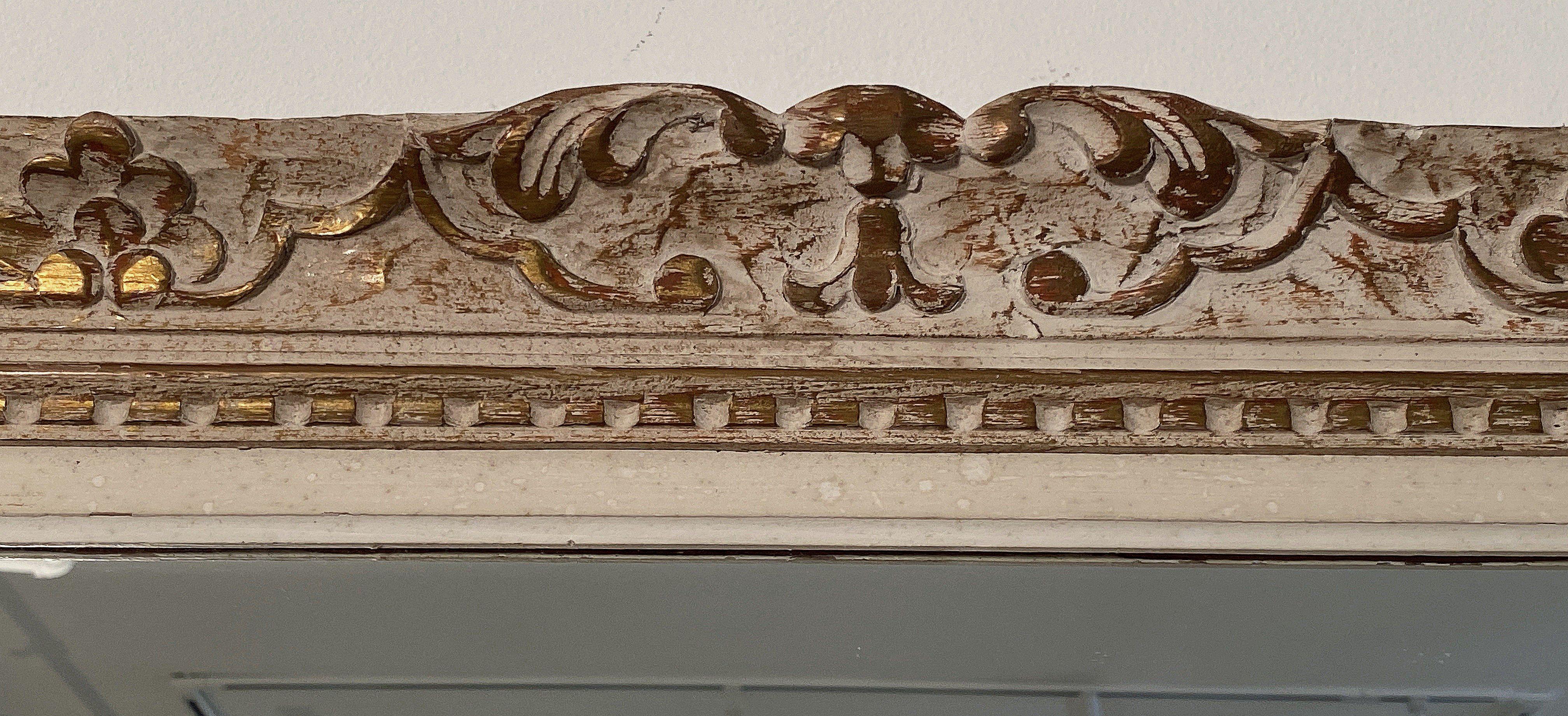 Rectangular Mirror in Montparnasse Frame (H 39 3/8 x W 31 1/8) For Sale 3