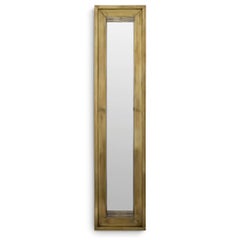 Rectangular Mirror Model S, Vintage Brass Finish.