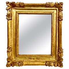 Rectangular Mirror with Acanthus Design on Corners