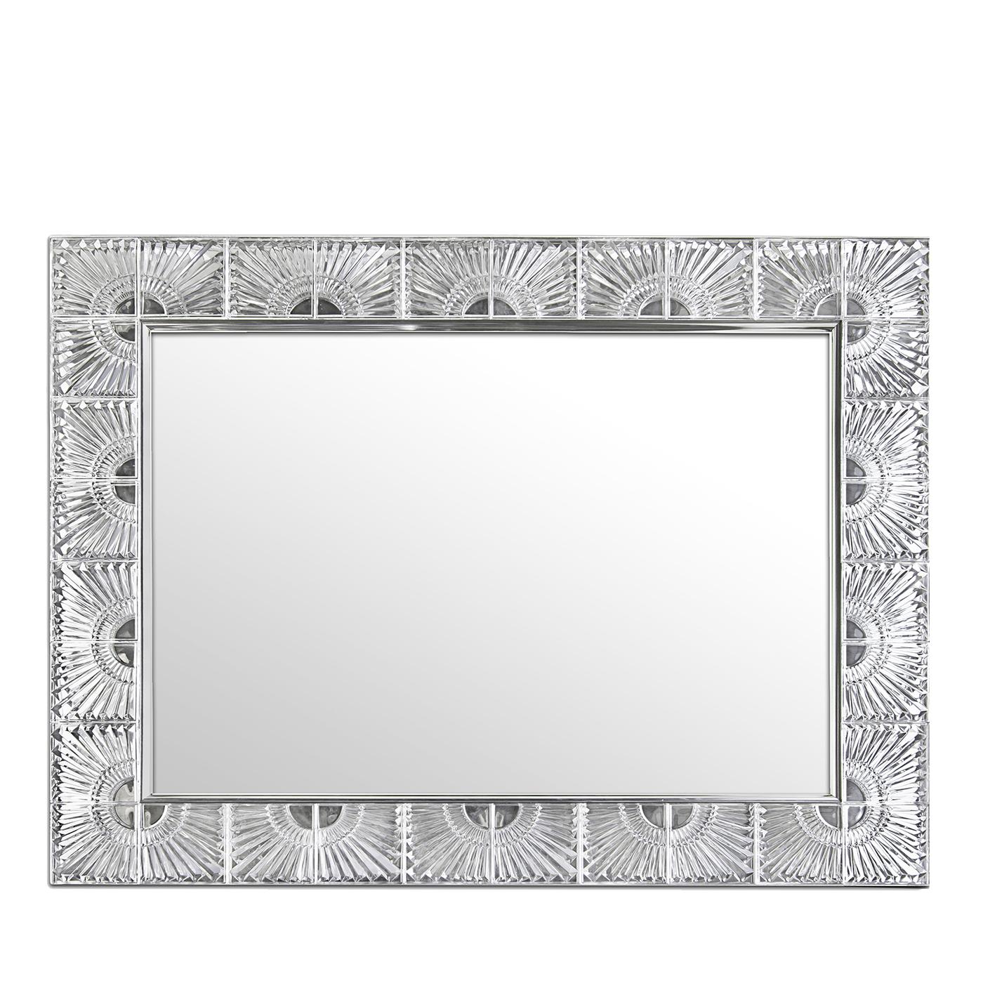 crystal rectangular mirror