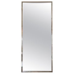 Rectangular Mirror with Polished Nickel Surround