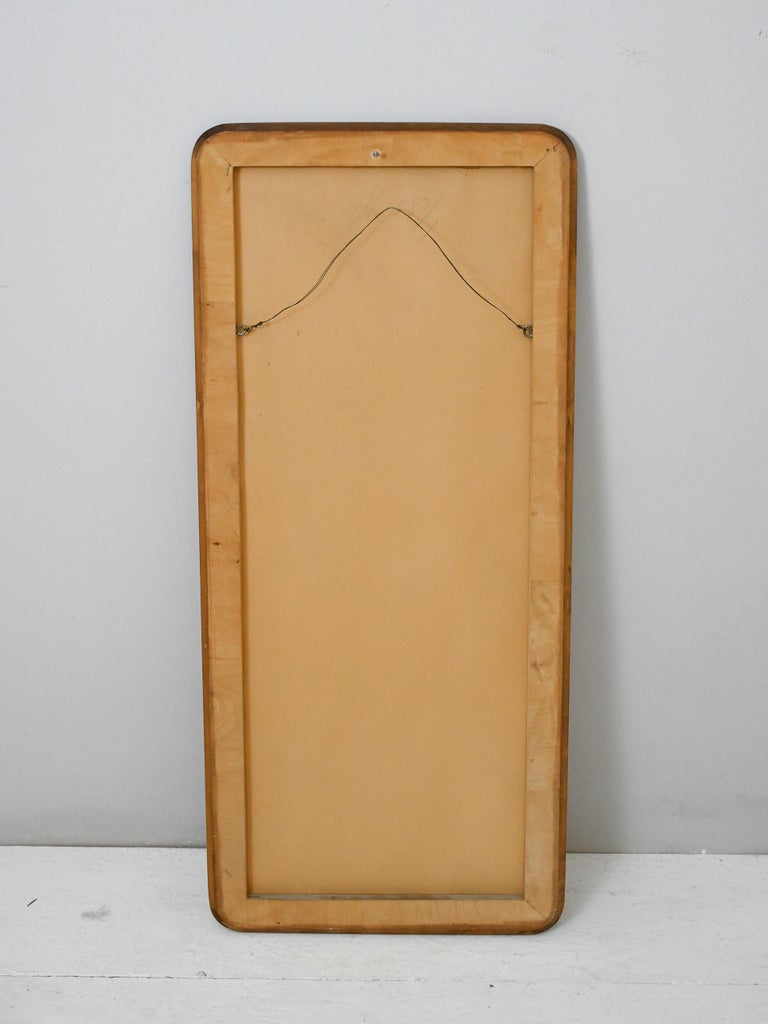 Rectangular Mirror with Rounded Corners For Sale at 1stDibs