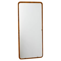 Vintage Rectangular Mirror with Rounded Corners