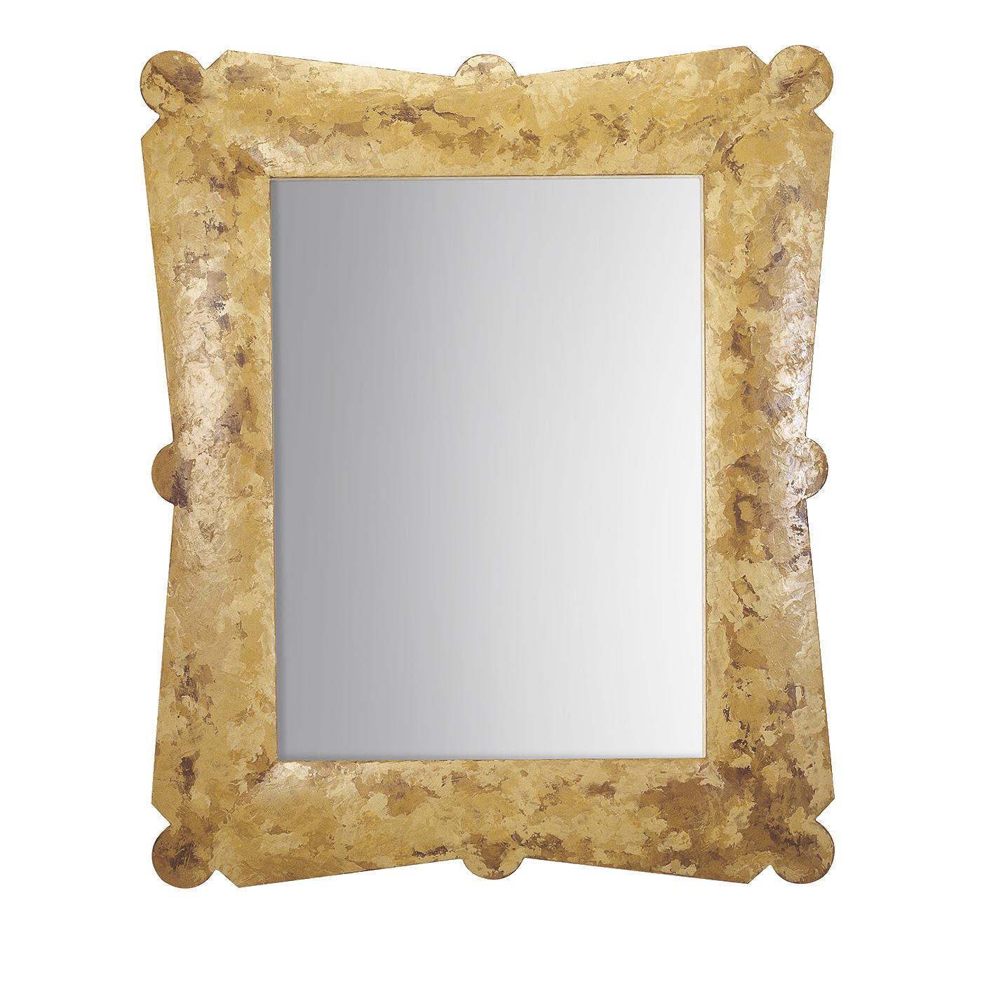 This exquisite mirror is a striking combination of traditional craftsmanship and contemporary sensibility. The rectangular mirror is enclosed in a thick frame in MDF Carb - which complies with the regulations on MDF issued by the State of