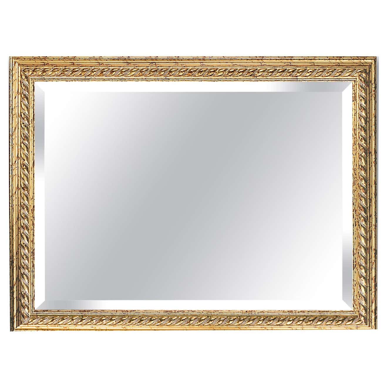 Rectangular Mirror with Wooden Frame For Sale at 1stDibs | wood frame ...