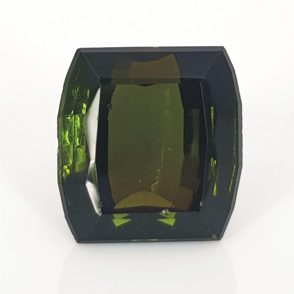 A beautiful gem, with outstanding colour and life! Faceted as a Rectangular Mixed Cut shape with excellent proportions, this gem would make a gorgeous ring, pendant or enhancer. It weighs 14.609 carat and measures 13.95 x 13.20 x 8.95 millimetres.