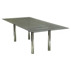 Retro Rectangular Model Andre Dining Table by Tobia Scarpa