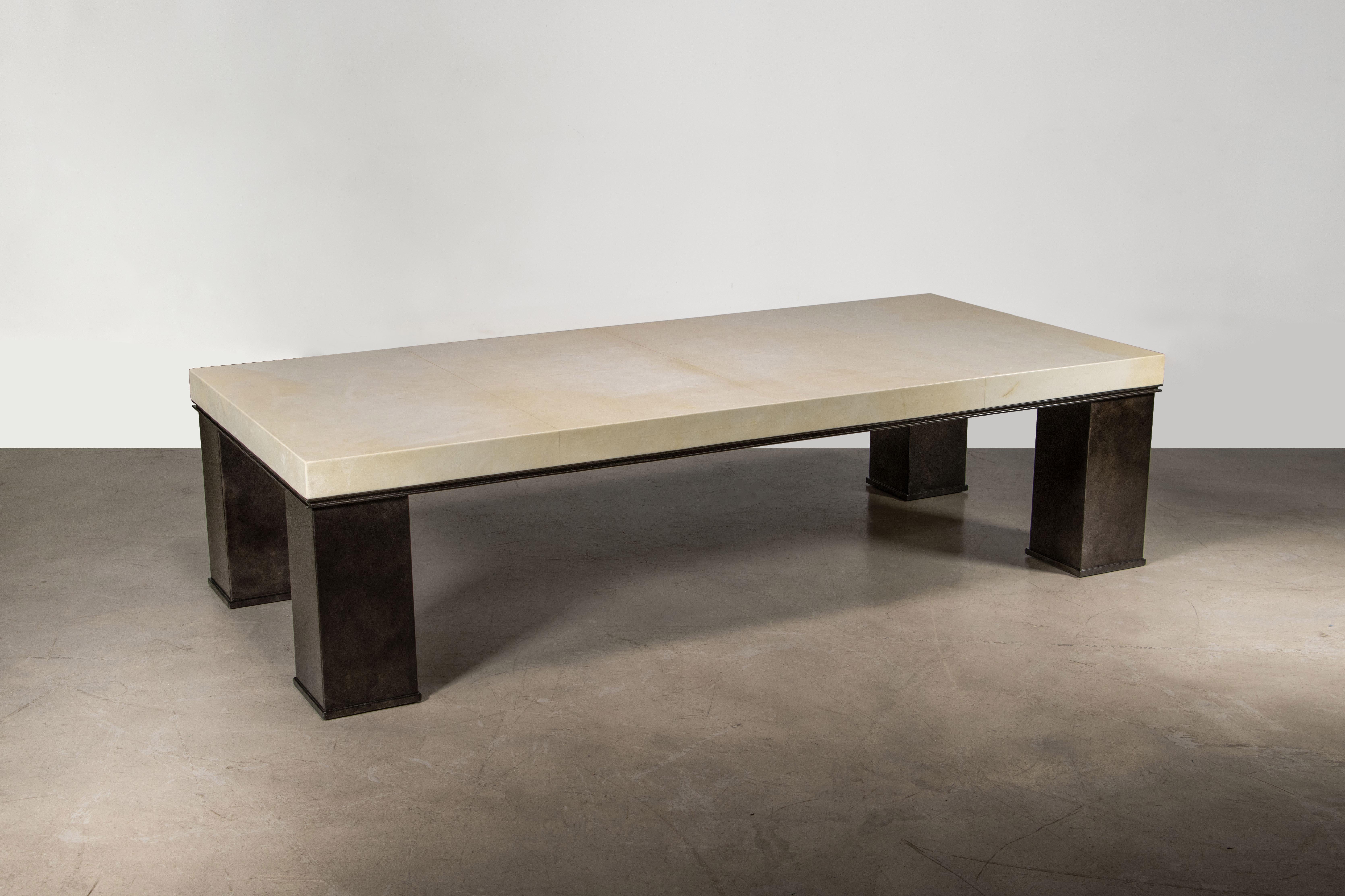 Rectangular Modern Customizable Metal and Parchment Coffee Table by Costantini

Dimensions: 66'' W x 30'' D x 16'' H

About Costantini 

Costantini has been a trusted source for custom furniture, objects and lighting for a global client base since