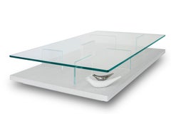Rectangular Modern Glass Coffee Table, Puro Coffee Table