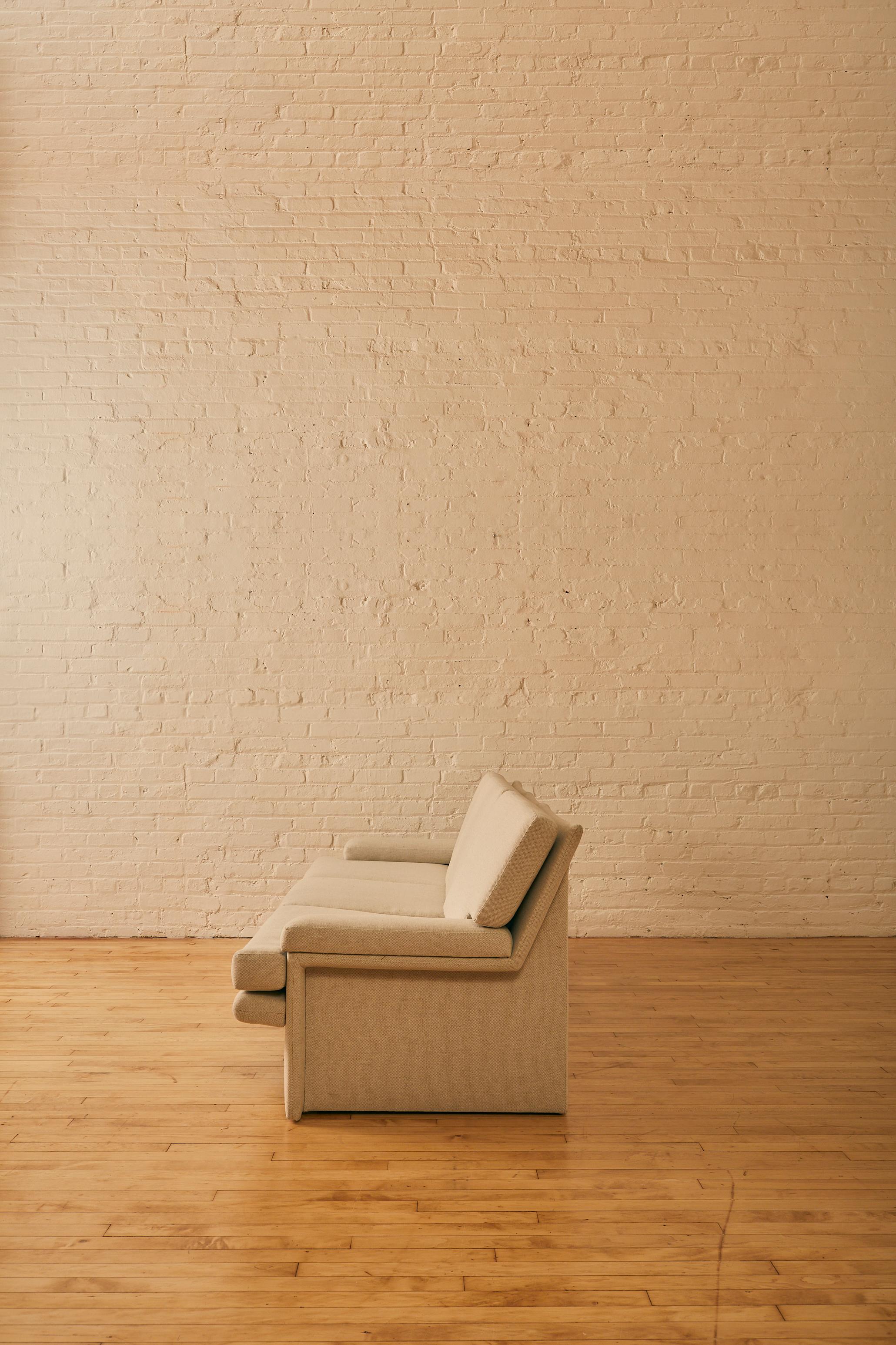 Rectangular Modernist Sofa For Sale 2