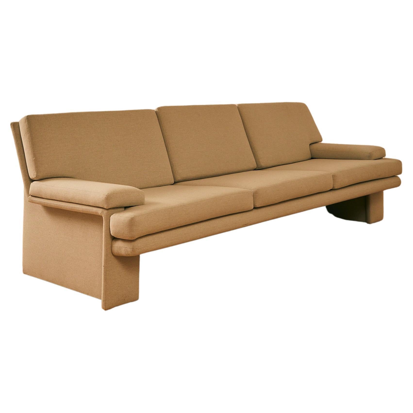 Rectangular Modernist Sofa For Sale