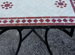 Rectangular Moroccan Mosaic Side Table-Choice of High or Low Base