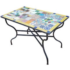 Rectangular Moroccan Mosaic Side Table, Sampler 3