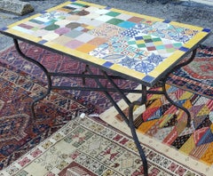 Rectangular Moroccan Mosaic Side Table, Sampler 3