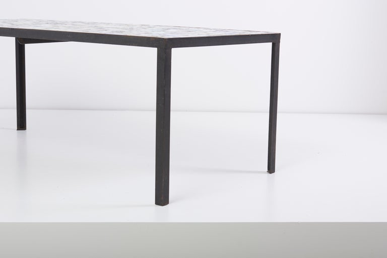 Rectangular Mosaic Coffee Table Signed By Wirth For Sale At 1stdibs